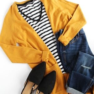 Mustard Duster Cardigan